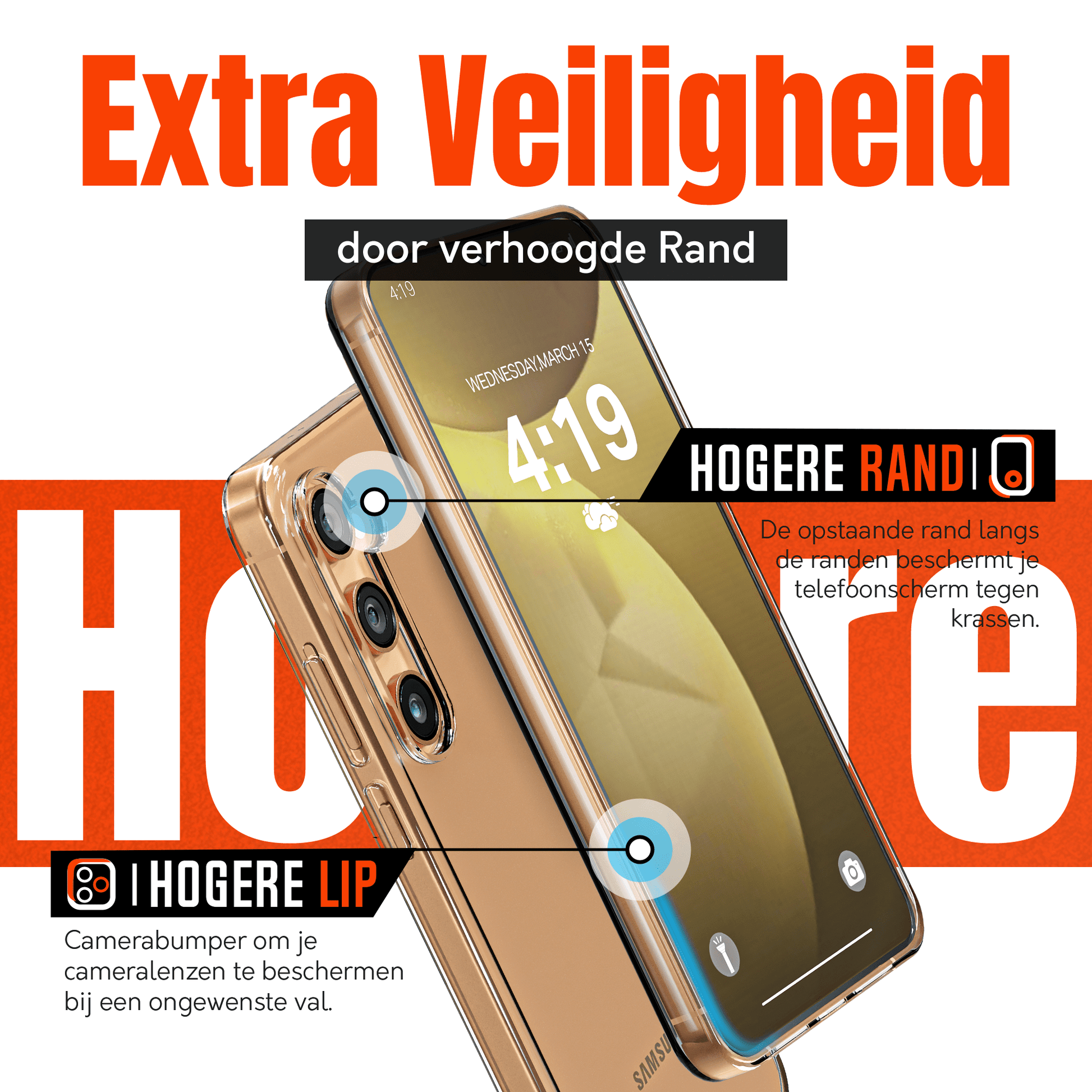 Mycase Combo: Transparante Hoes met 2 Screenprotectors voor Samsung Galaxy S24 – Extra Veiligheid - mijnhoesjesMycase Combo: Transparante Hoes met 2 Screenprotectors voor Samsung Galaxy S24 – Extra Veiligheid
