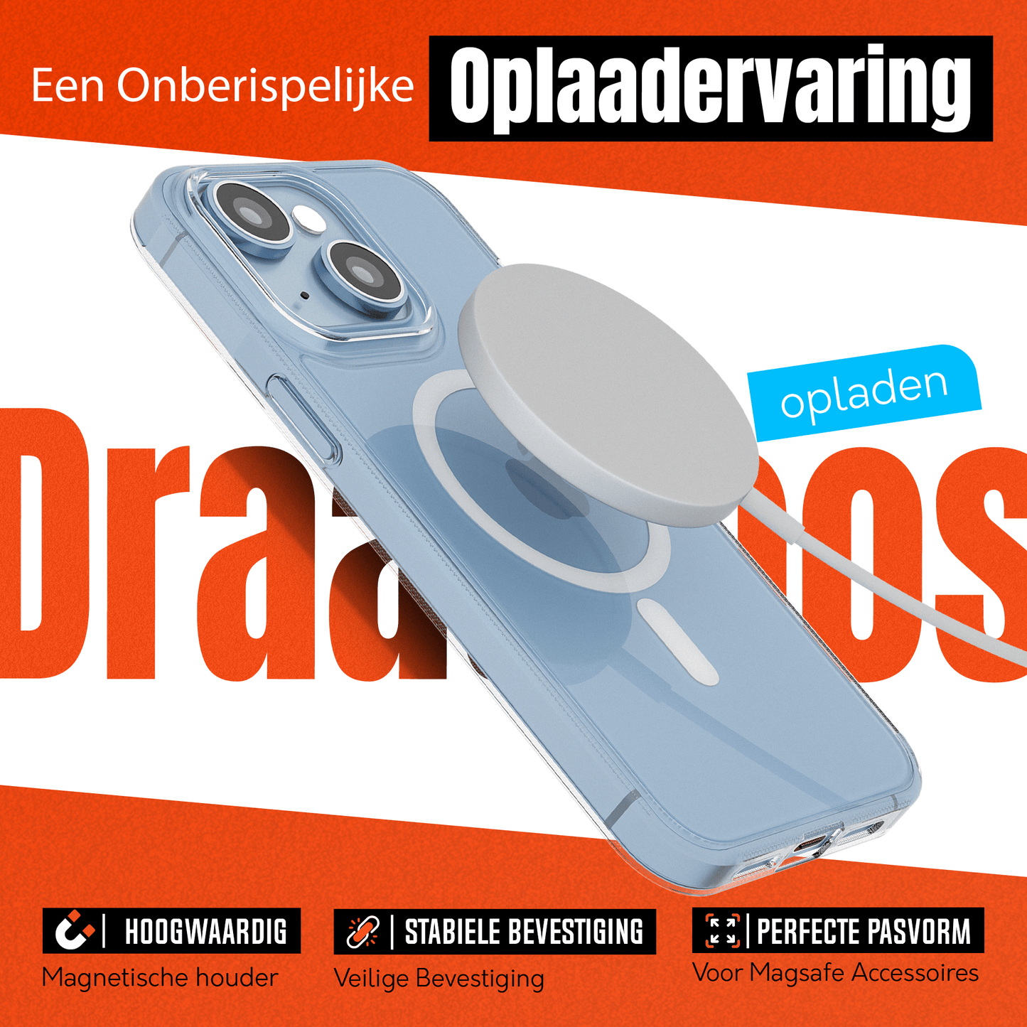 MyCase Transparant MagSafe Hoesje voor iPhone 14 – Slank, Sterk & MagSafe - Klaar - mijnhoesjesMyCase Transparant MagSafe Hoesje voor iPhone 14 – Slank, Sterk & MagSafe - Klaar