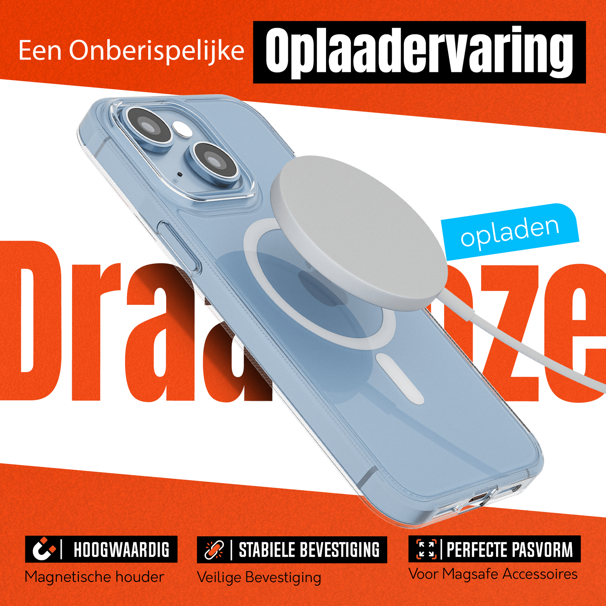 MyCase Transparant MagSafe Hoesje voor iPhone 14 – Slank, Sterk & MagSafe - Klaar - mijnhoesjesMyCase Transparant MagSafe Hoesje voor iPhone 14 – Slank, Sterk & MagSafe - Klaar
