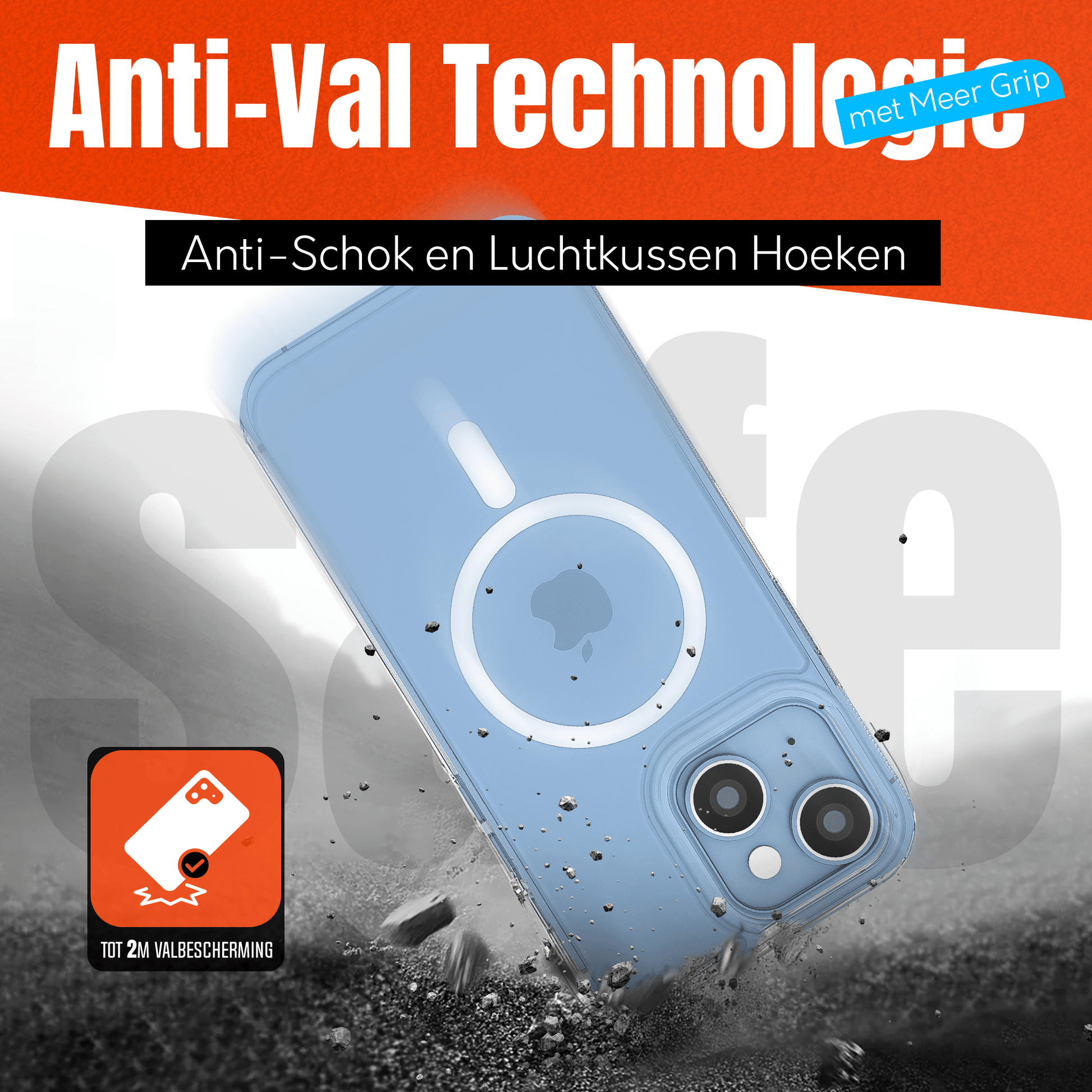 MyCase Transparant MagSafe Hoesje voor iPhone 15 – Slank, Sterk & MagSafe - Klaar - mijnhoesjesMyCase Transparant MagSafe Hoesje voor iPhone 15 – Slank, Sterk & MagSafe - Klaar