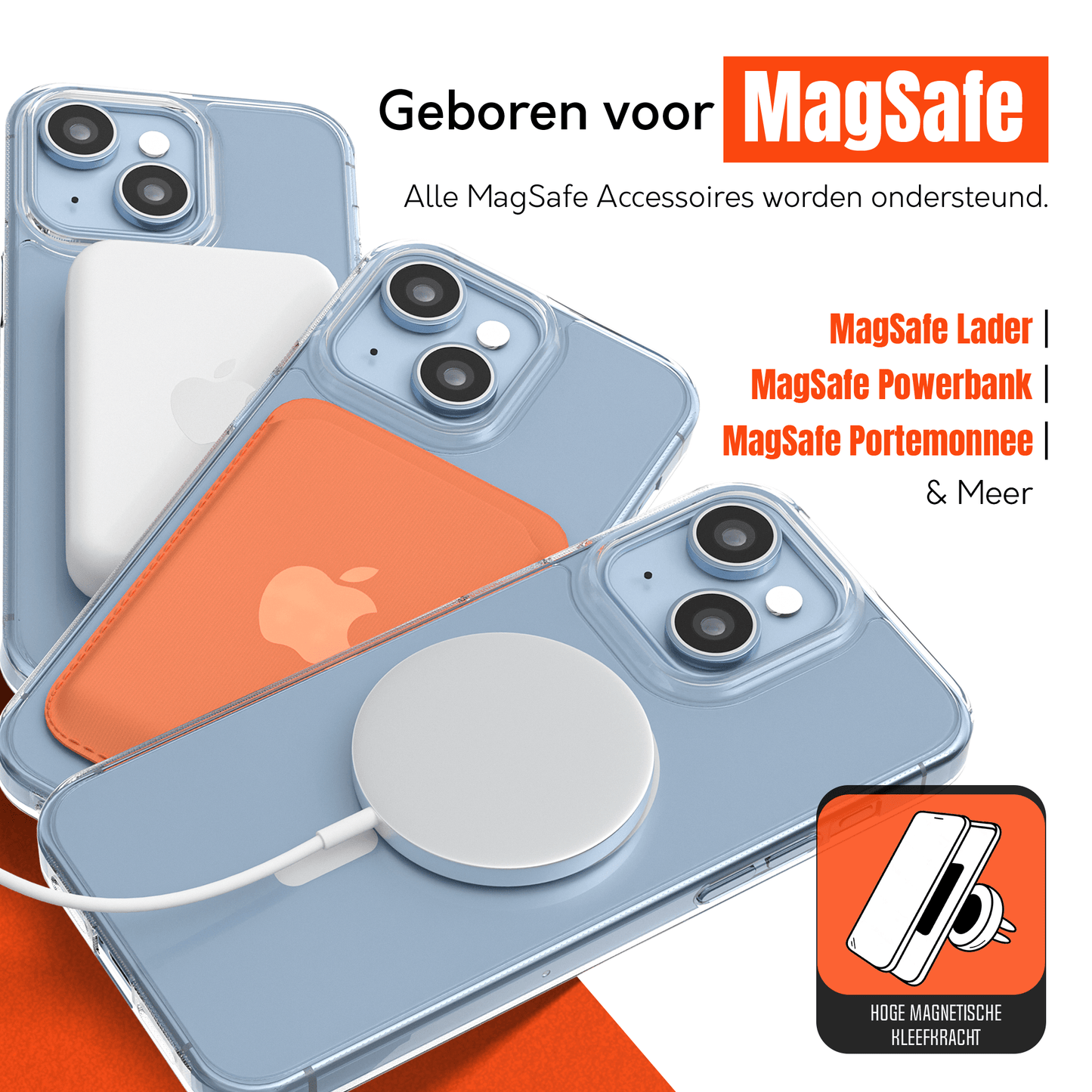 MyCase Transparant MagSafe Hoesje voor iPhone 15 – Slank, Sterk & MagSafe - Klaar - mijnhoesjesMyCase Transparant MagSafe Hoesje voor iPhone 15 – Slank, Sterk & MagSafe - Klaar