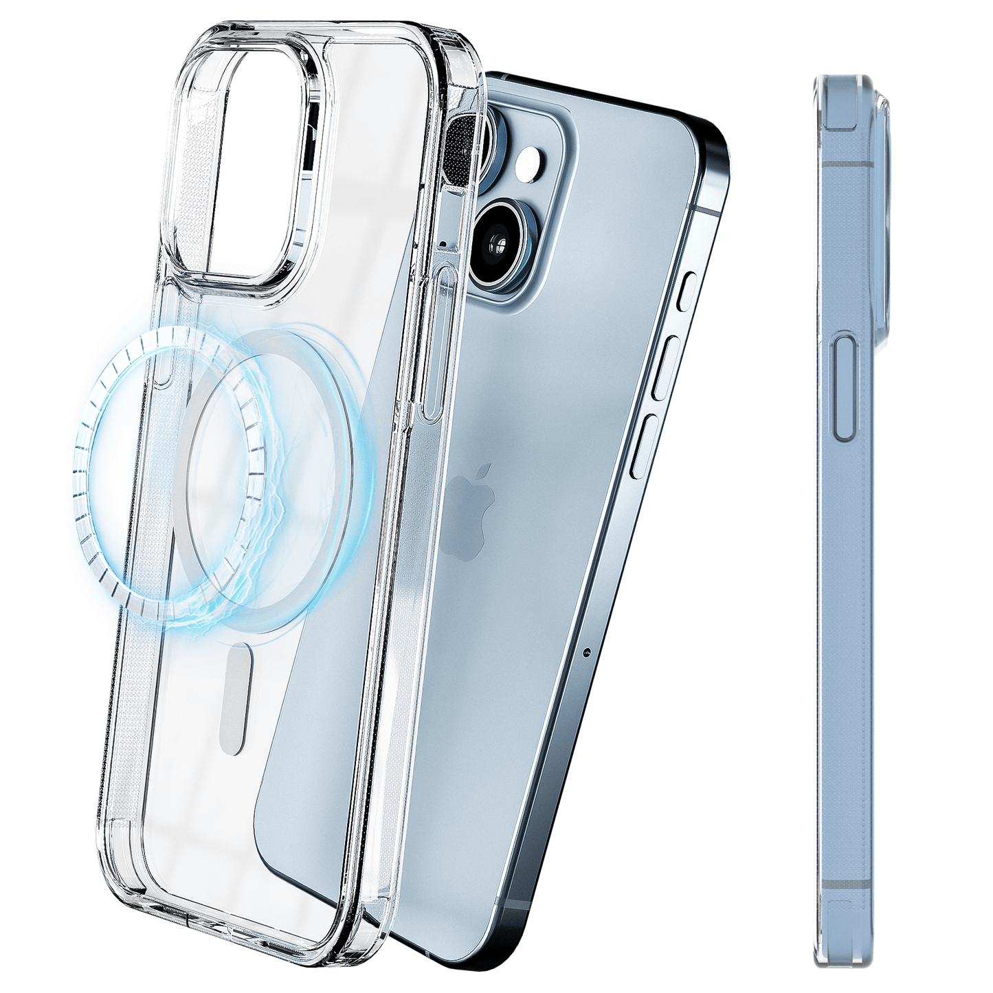 MyCase Transparant MagSafe Hoesje voor iPhone 15 – Slank, Sterk & MagSafe - Klaar - mijnhoesjesMyCase Transparant MagSafe Hoesje voor iPhone 15 – Slank, Sterk & MagSafe - Klaar