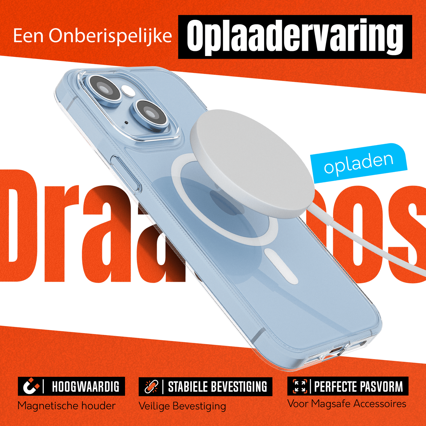 MyCase Transparant MagSafe Hoesje voor iPhone 15 – Slank, Sterk & MagSafe - Klaar - mijnhoesjesMyCase Transparant MagSafe Hoesje voor iPhone 15 – Slank, Sterk & MagSafe - Klaar