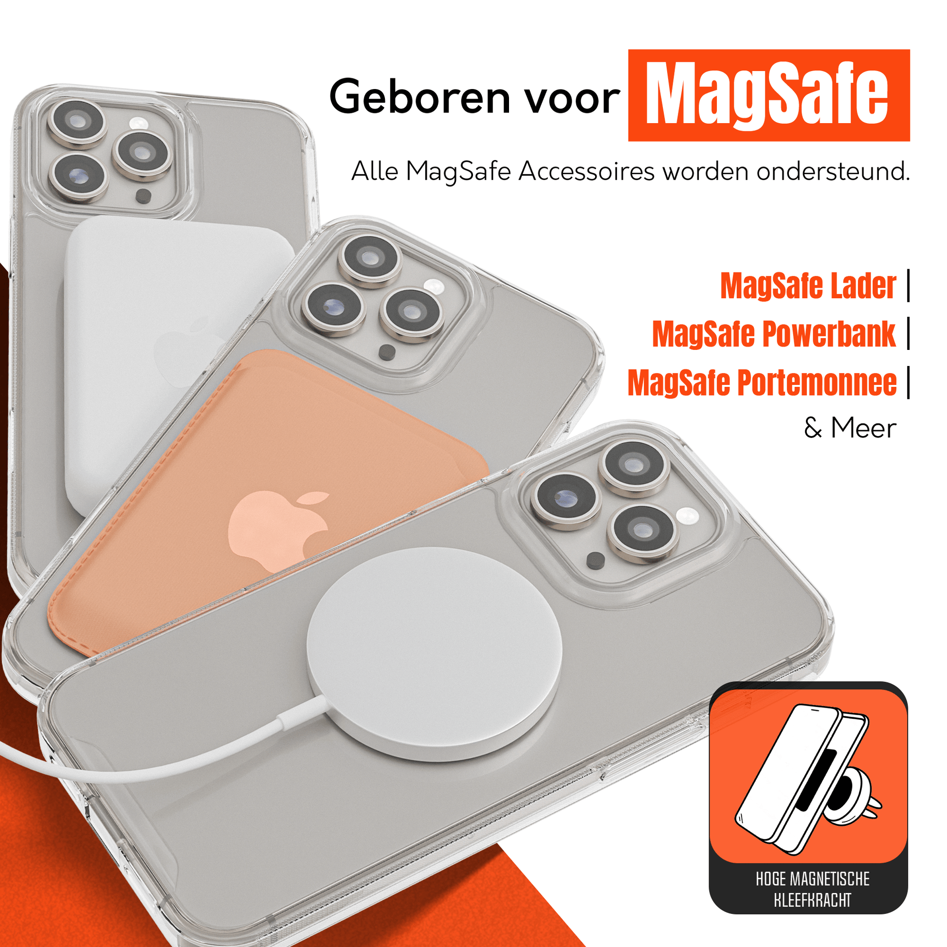 MyCase Transparant MagSafe Hoesje voor iPhone 16 Pro – Slank, Sterk & MagSafe - Klaar - mijnhoesjesMyCase Transparant MagSafe Hoesje voor iPhone 16 Pro – Slank, Sterk & MagSafe - Klaar
