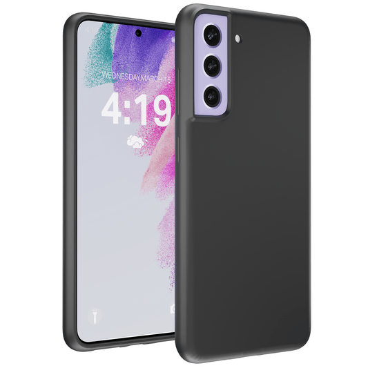 Mycase Zwarte Siliconen Hoes voor Samsung Galaxy S21 FE – Slank Maar Beschermend - mijnhoesjesMycase Zwarte Siliconen Hoes voor Samsung Galaxy S21 FE – Slank Maar Beschermend