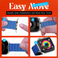 Omkeerbaar Siliconen Smartwatch Bandje – Blauw/Zwart – Met Krachtige Magnetische Sluiting (Apple Watch Compatibel) - mijnhoesjesOmkeerbaar Siliconen Smartwatch Bandje – Blauw/Zwart – Met Krachtige Magnetische Sluiting (Apple Watch Compatibel)