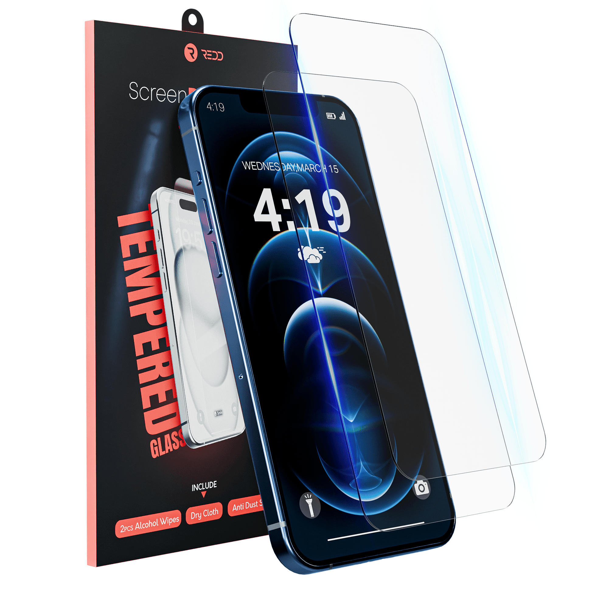 Redd Screenprotector voor iPhone 12 Pro Max - mijnhoesjesRedd Screenprotector voor iPhone 12 Pro Max