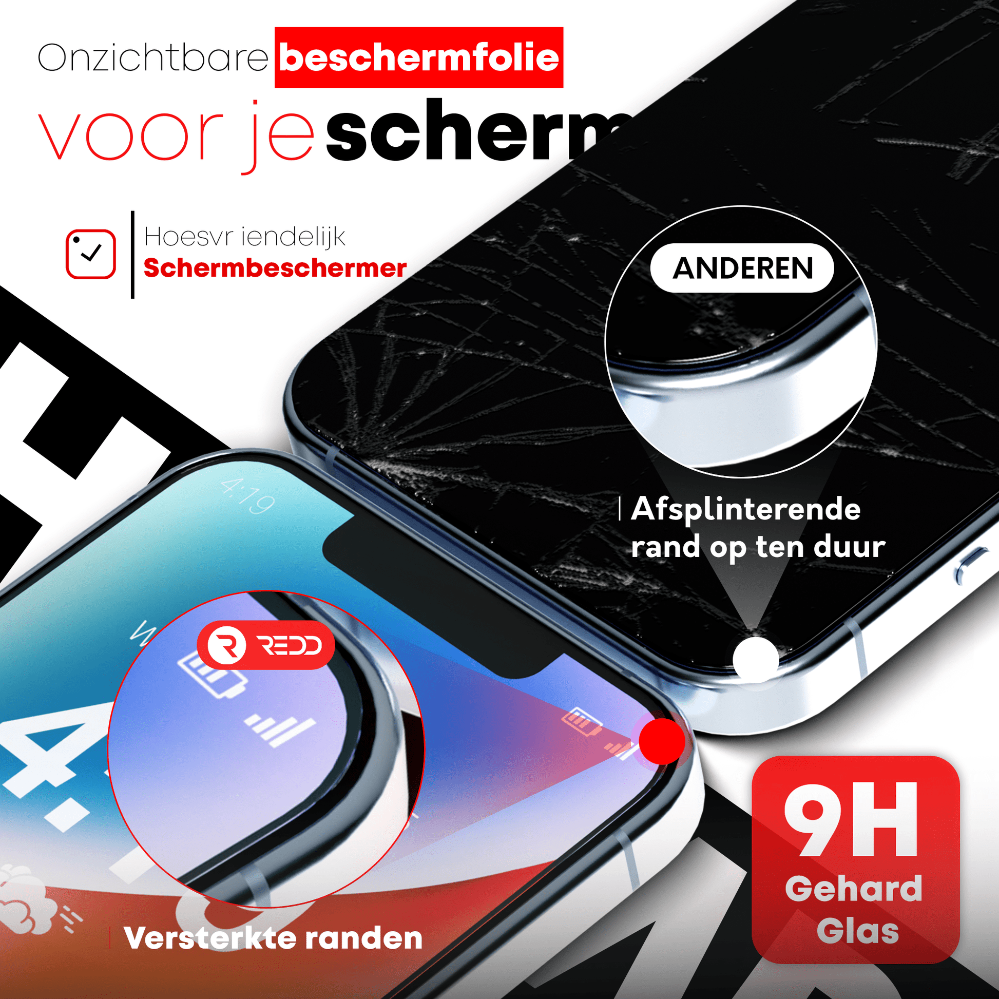Redd Screenprotector voor iPhone 14 plus - mijnhoesjesRedd Screenprotector voor iPhone 14 plus