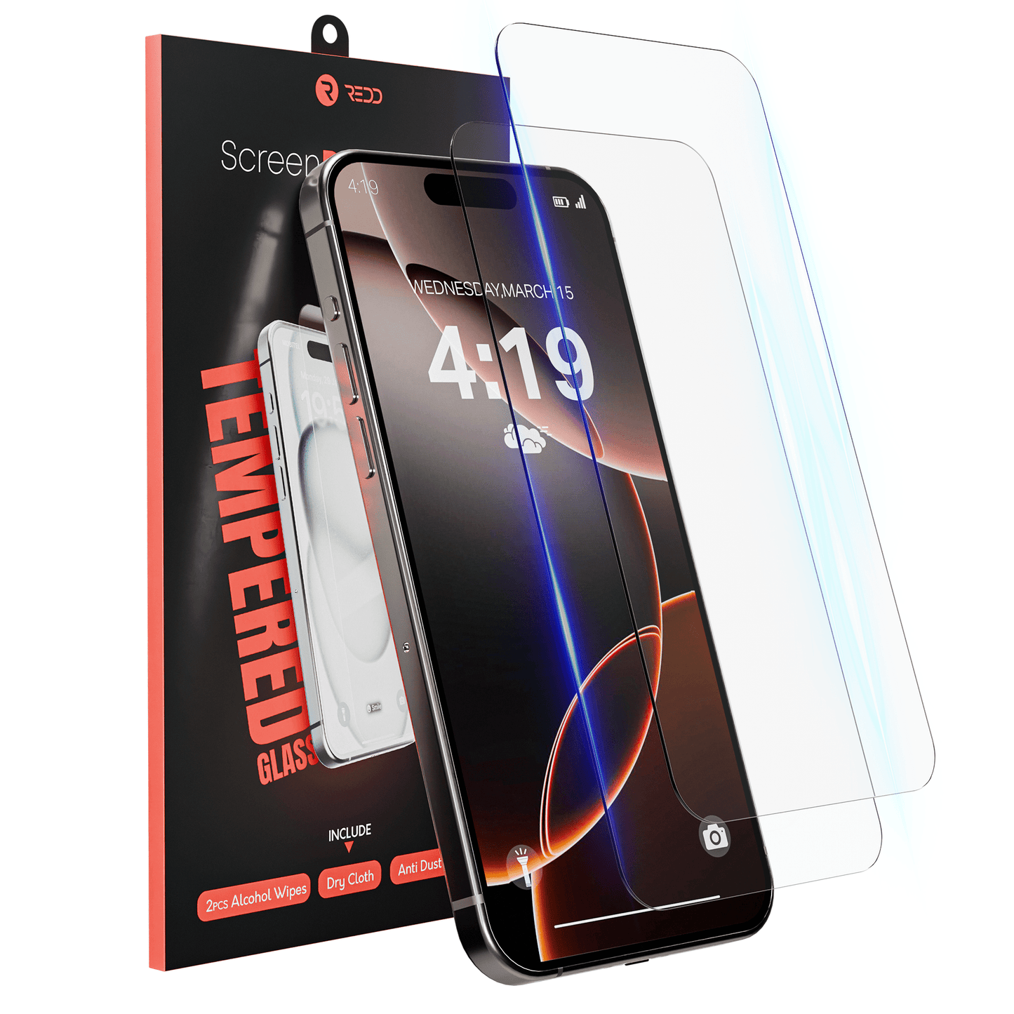 Redd Screenprotector voor iPhone 16 Pro Max - mijnhoesjesRedd Screenprotector voor iPhone 16 Pro Max