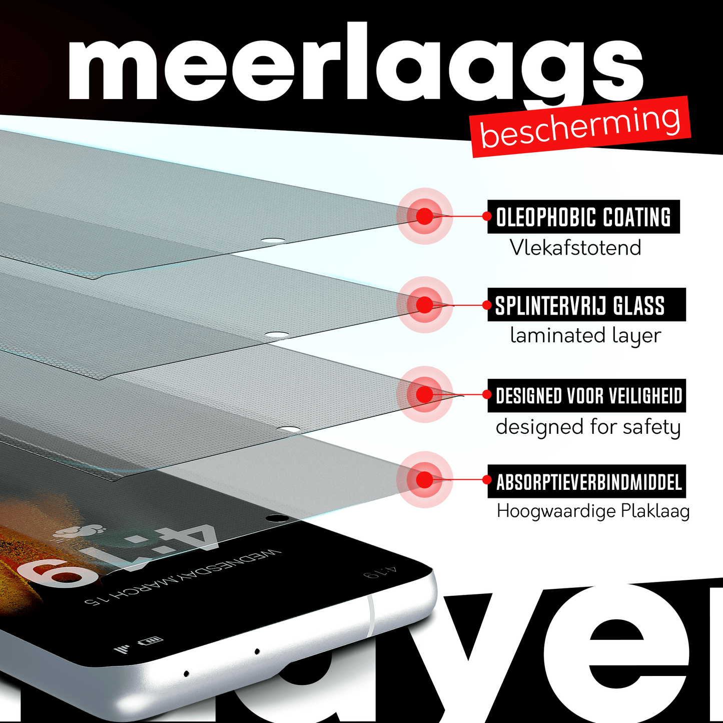 Redd Screenprotector voor Samsung Galaxy S21 Ultra - mijnhoesjesRedd Screenprotector voor Samsung Galaxy S21 Ultra