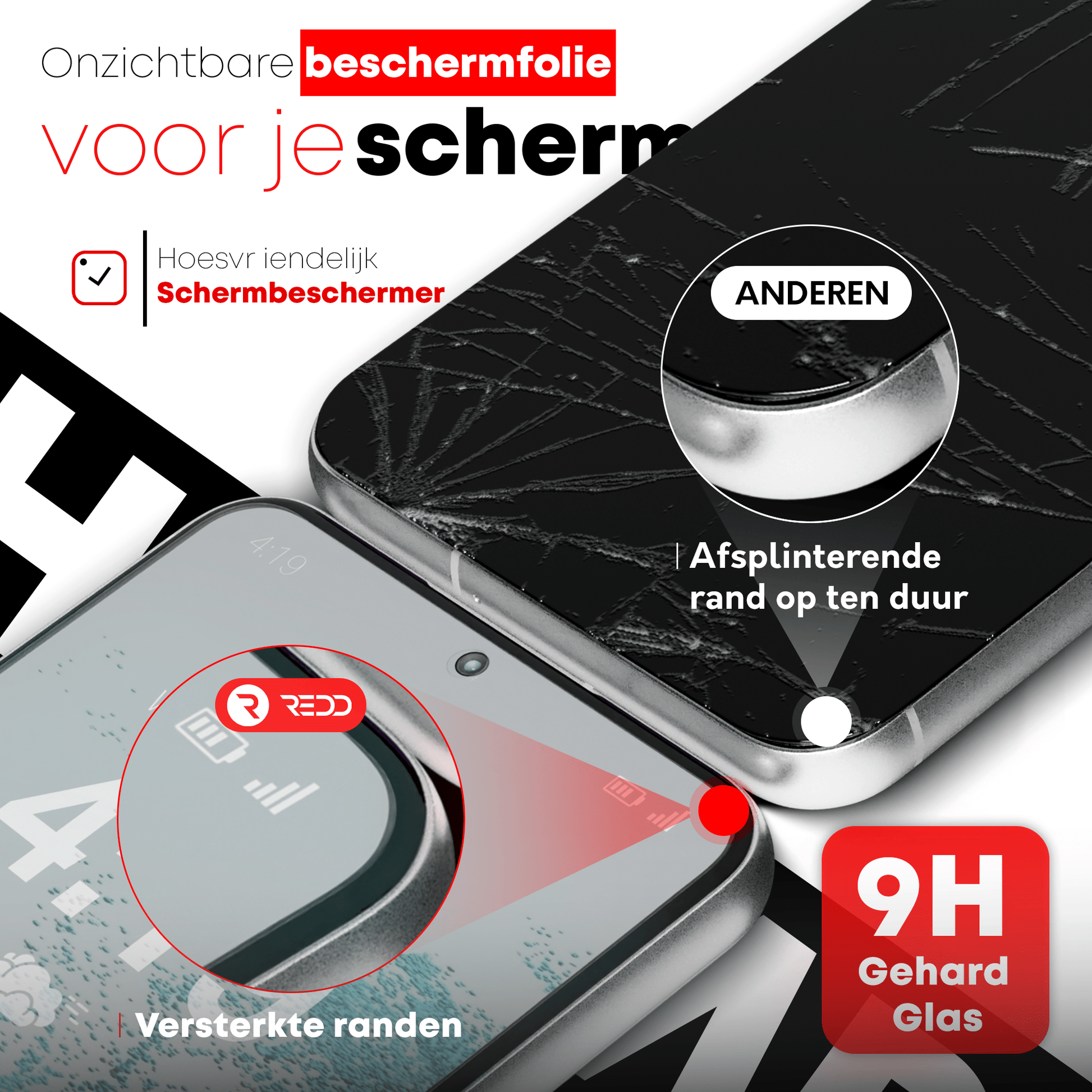 Redd Screenprotector voor Samsung Galaxy S22 - mijnhoesjesRedd Screenprotector voor Samsung Galaxy S22
