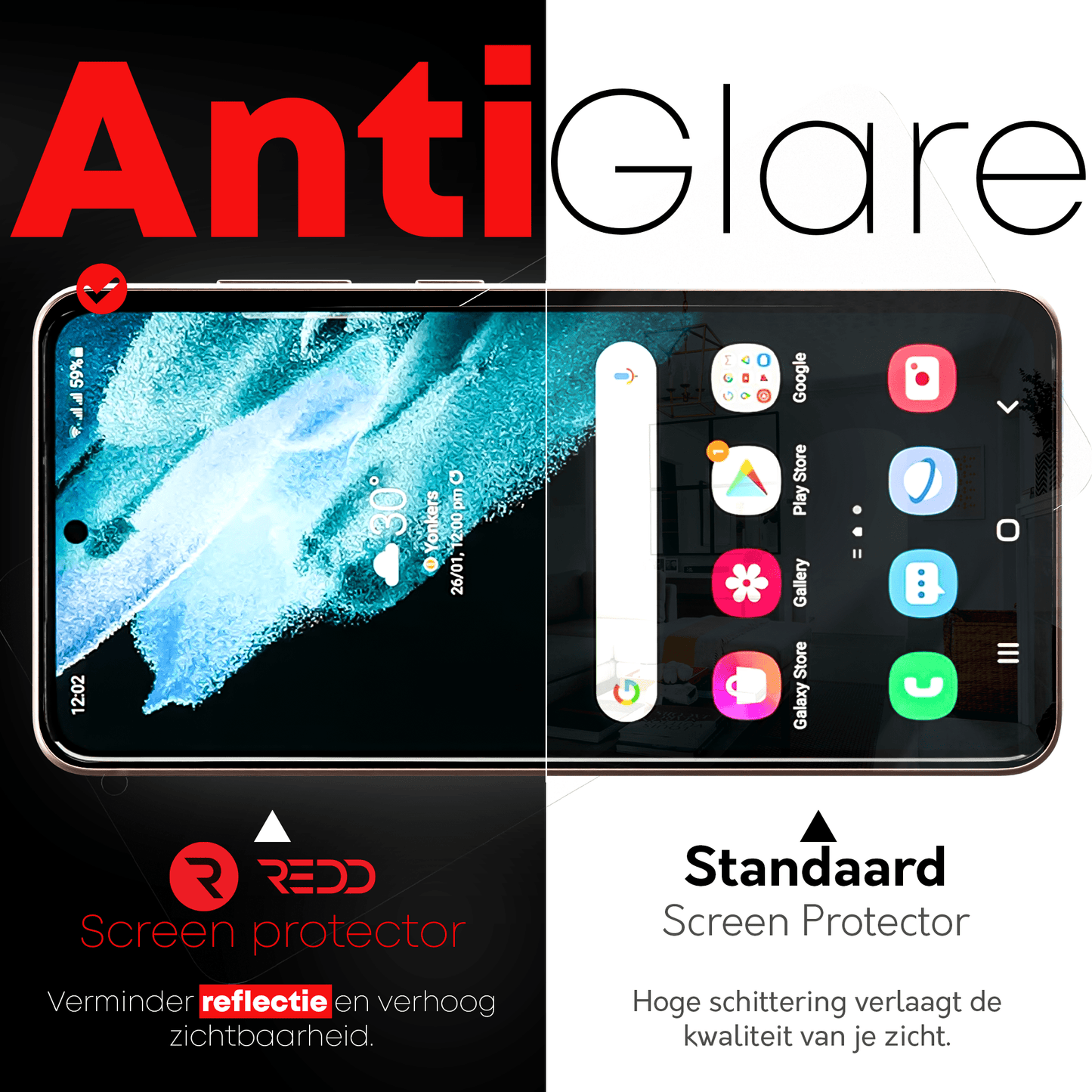 Redd Screenprotector voor Samsung Galaxy S22 - mijnhoesjesRedd Screenprotector voor Samsung Galaxy S22