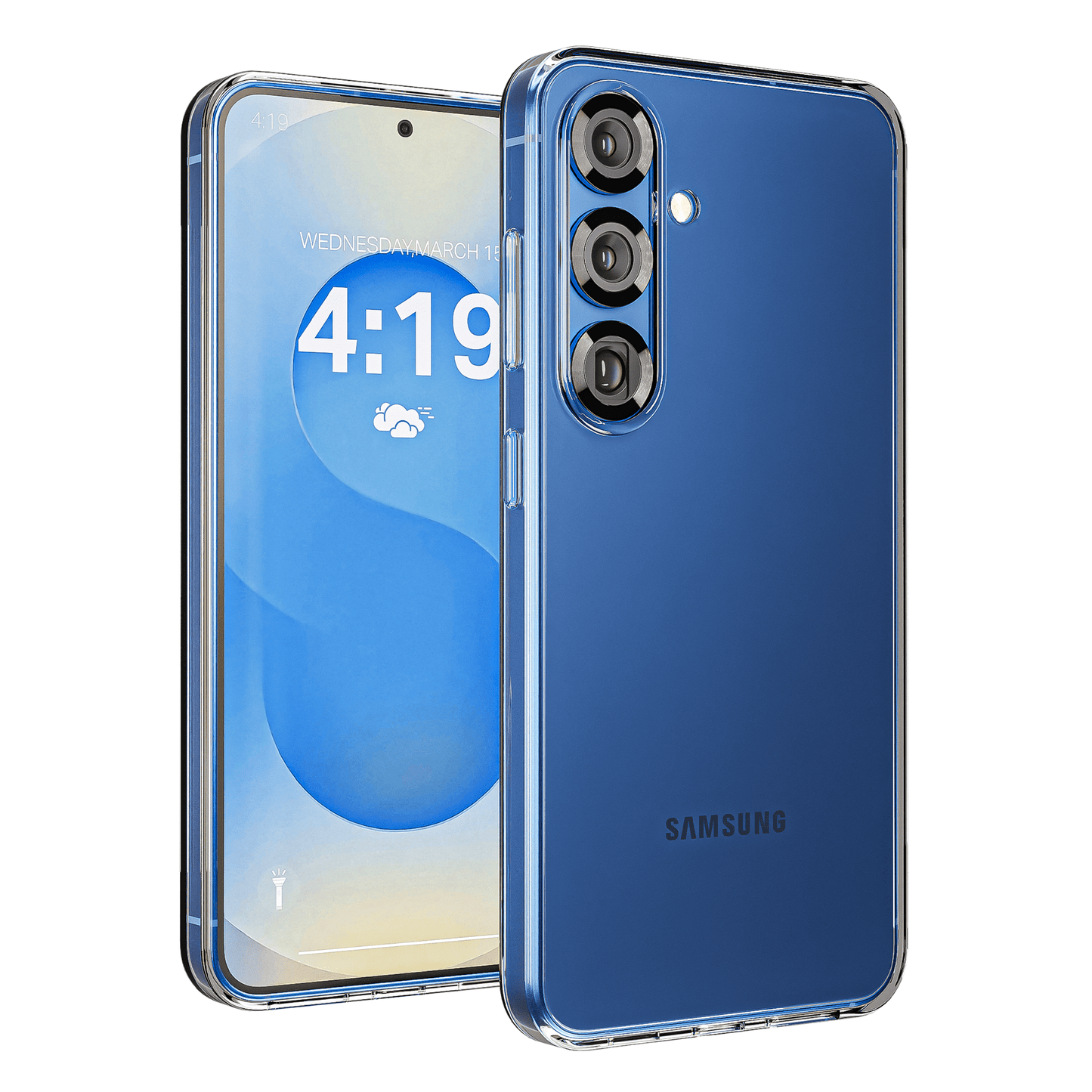 Samsung S25 Plus Hoesje – Shockproof Transparant Bumper Case | My Case - mijnhoesjesSamsung S25 Plus Hoesje – Shockproof Transparant Bumper Case | My Case