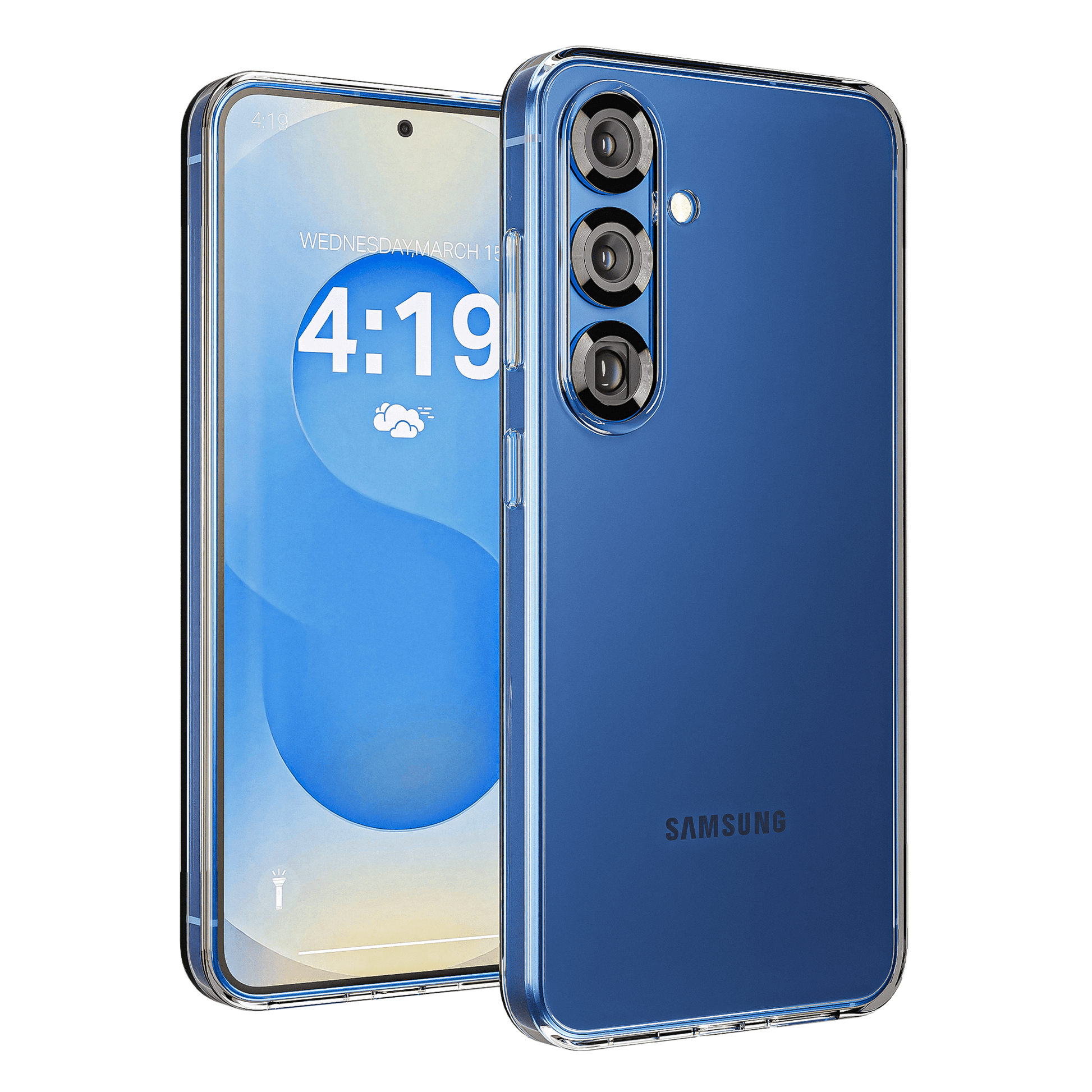 Samsung S25 Plus Hoesje – Shockproof Transparant Bumper Case | My Case - mijnhoesjesSamsung S25 Plus Hoesje – Shockproof Transparant Bumper Case | My Case