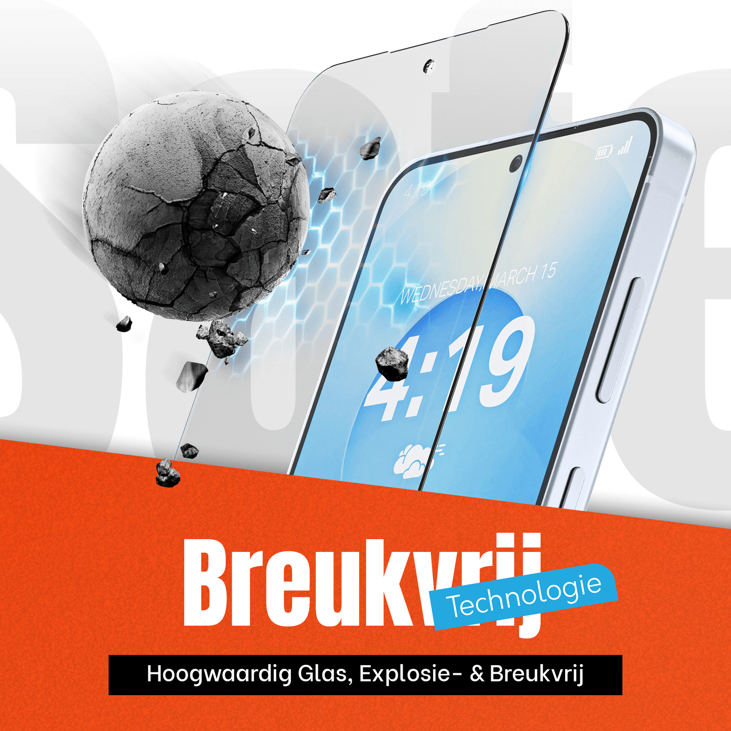 Samsung S25 Plus Hoesje Transparant + 2x Screenprotector – Shockproof Beschermglas Set - mijnhoesjesSamsung S25 Plus Hoesje Transparant + 2x Screenprotector – Shockproof Beschermglas Set