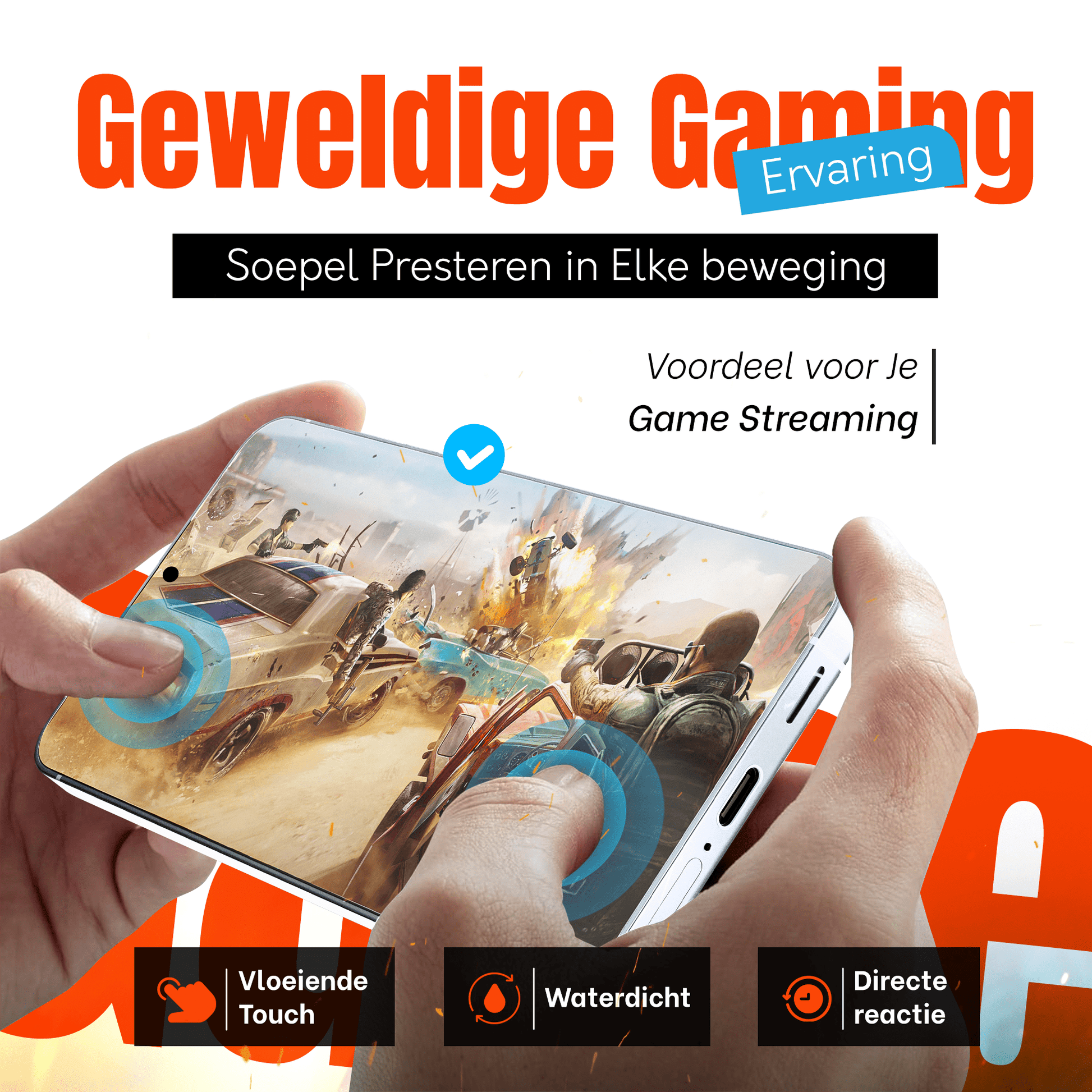 Samsung S25 Plus Hoesje Transparant + 2x Screenprotector – Shockproof Beschermglas Set - mijnhoesjesSamsung S25 Plus Hoesje Transparant + 2x Screenprotector – Shockproof Beschermglas Set