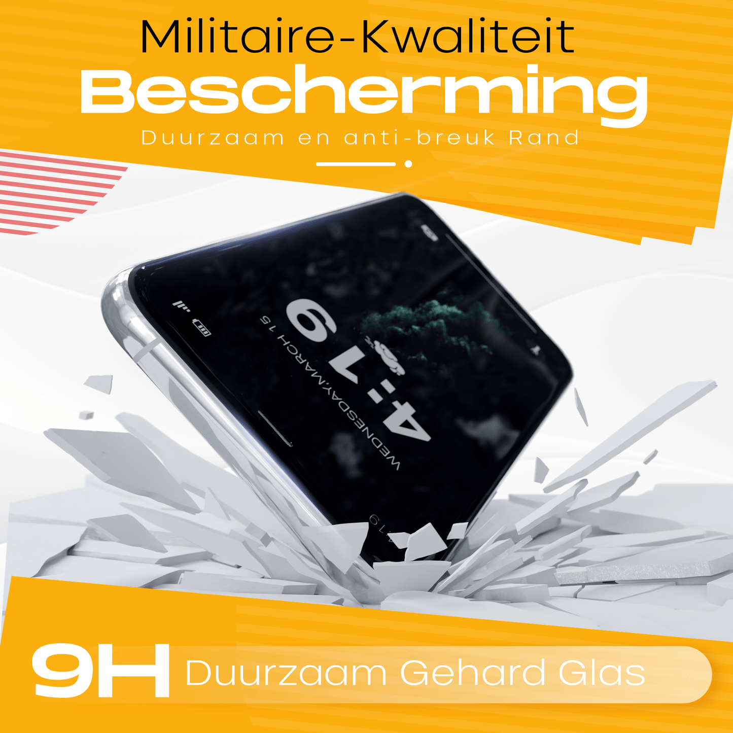 Solutionss4 Screenprotector voor iPhone 11 Pro – Case Vriendelijk - mijnhoesjesSolutionss4 Screenprotector voor iPhone 11 Pro – Case Vriendelijk
