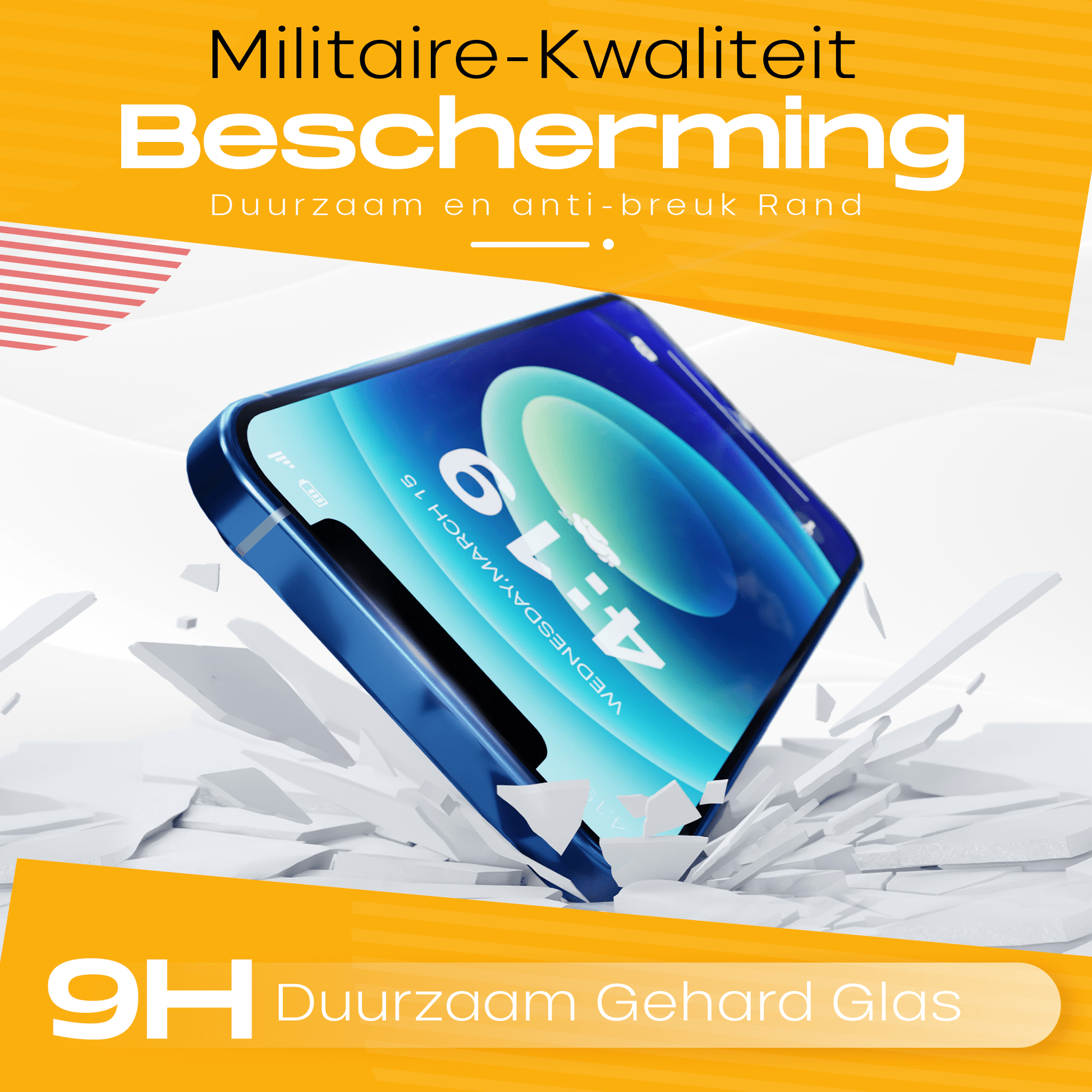 Solutionss4 Screenprotector voor iPhone 12 – Case Vriendelijk - mijnhoesjesSolutionss4 Screenprotector voor iPhone 12 – Case Vriendelijk
