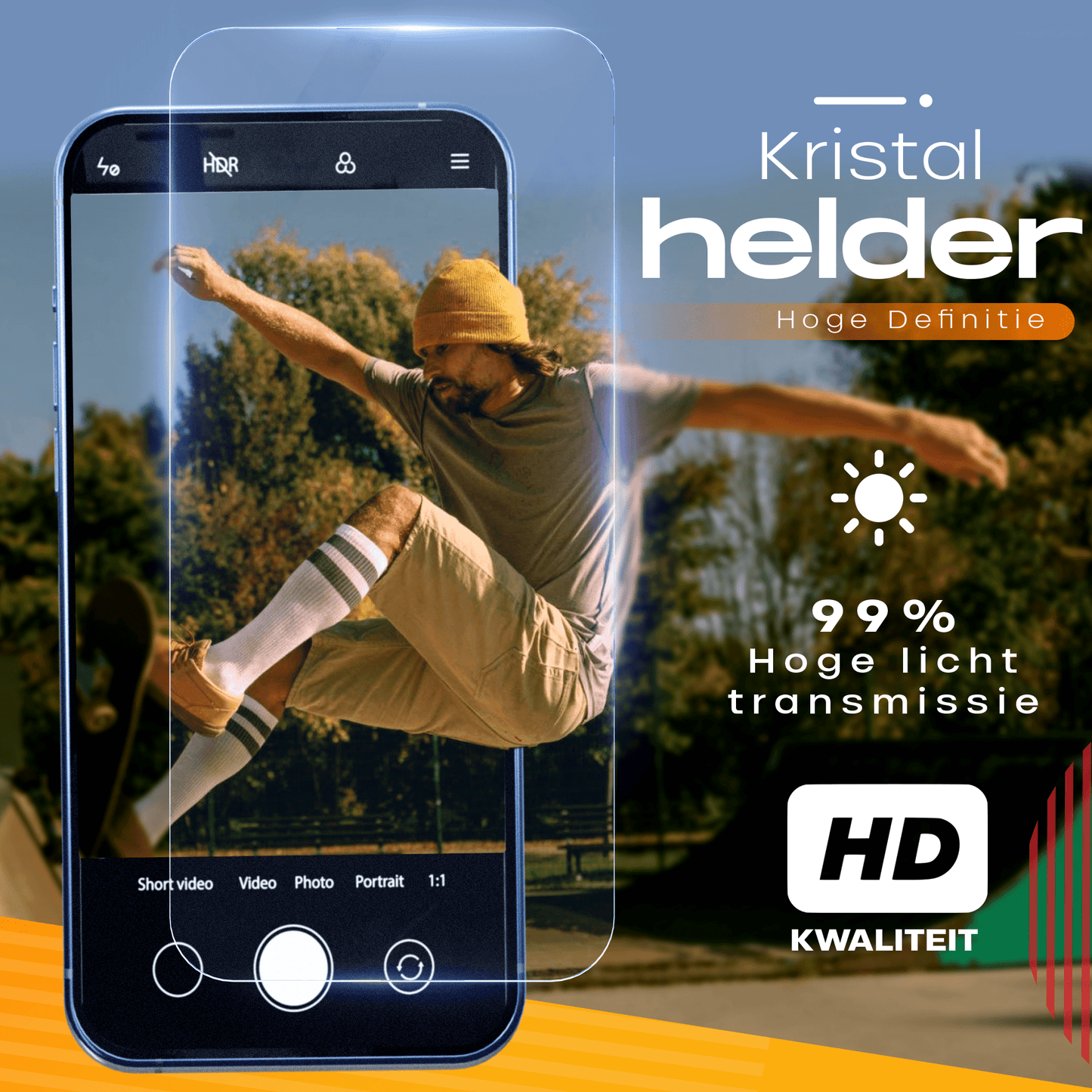 Solutionss4 Screenprotector voor iPhone 12 – Case Vriendelijk - mijnhoesjesSolutionss4 Screenprotector voor iPhone 12 – Case Vriendelijk