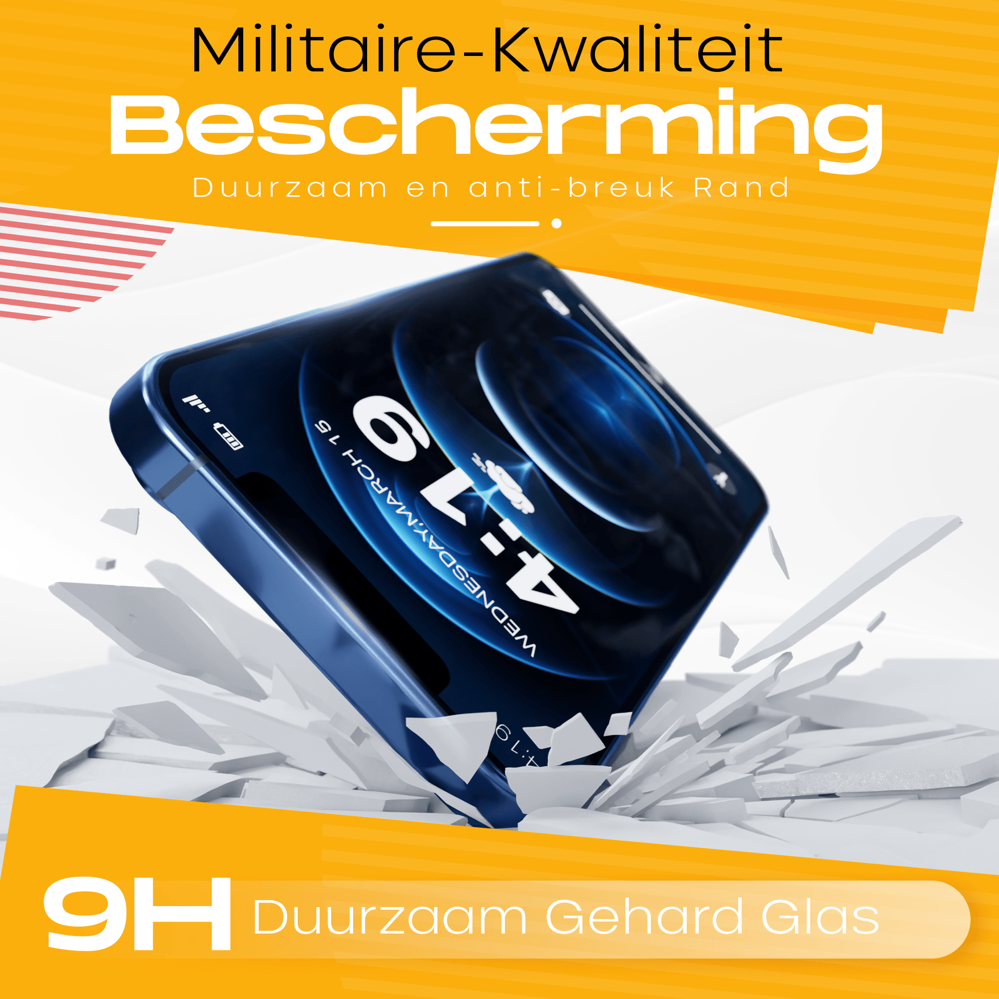 Solutionss4 Screenprotector voor iPhone 12 Pro – Case Vriendelijk - mijnhoesjesSolutionss4 Screenprotector voor iPhone 12 Pro – Case Vriendelijk