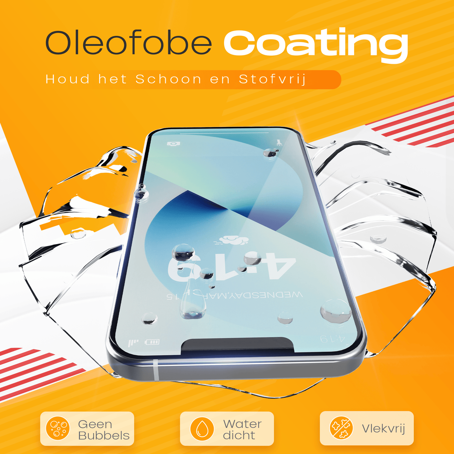 Solutionss4 Screenprotector voor iPhone 13 mini – Case Vriendelijk - mijnhoesjesSolutionss4 Screenprotector voor iPhone 13 mini – Case Vriendelijk