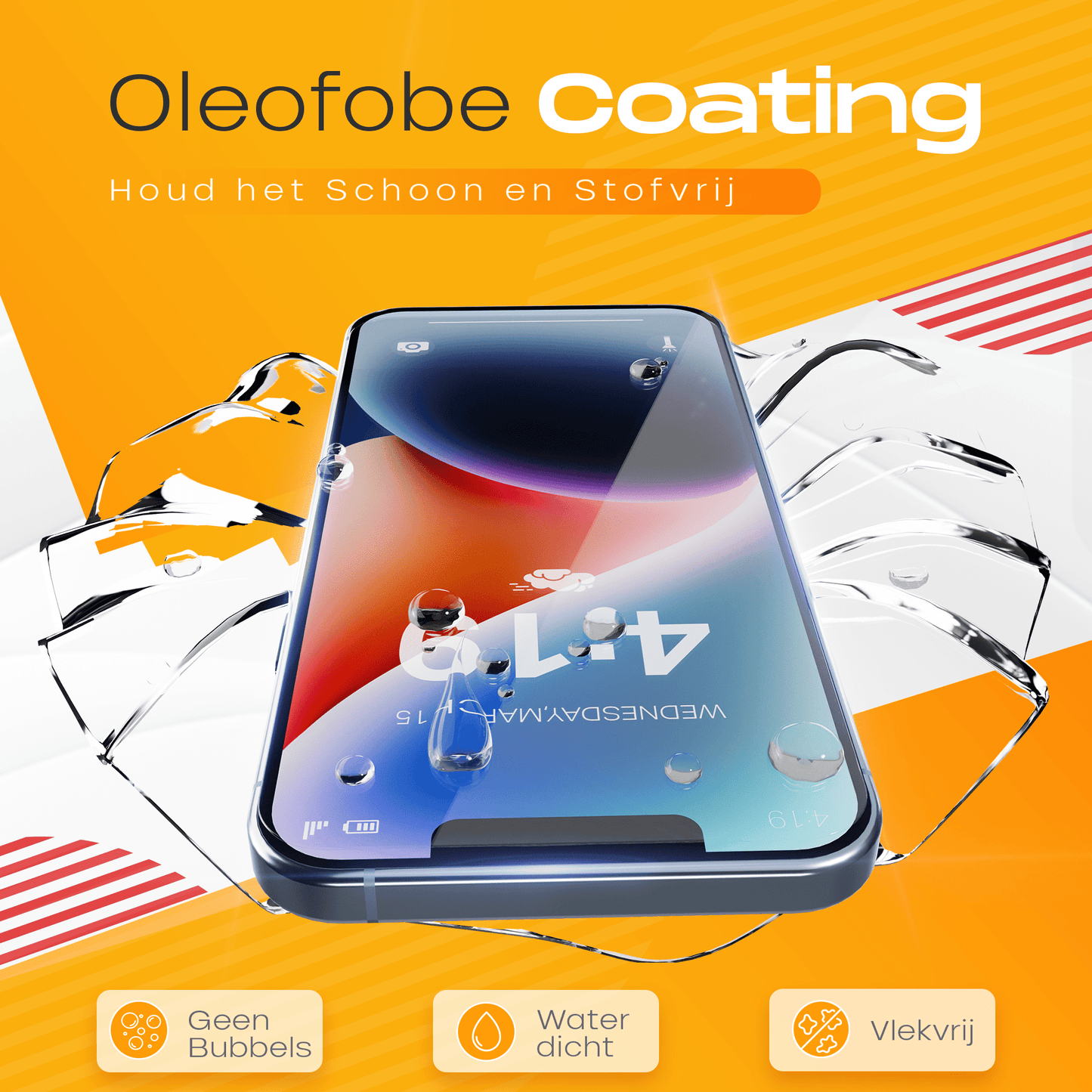 Solutionss4 Screenprotector voor iPhone 14 – Case Vriendelijk - mijnhoesjesSolutionss4 Screenprotector voor iPhone 14 – Case Vriendelijk
