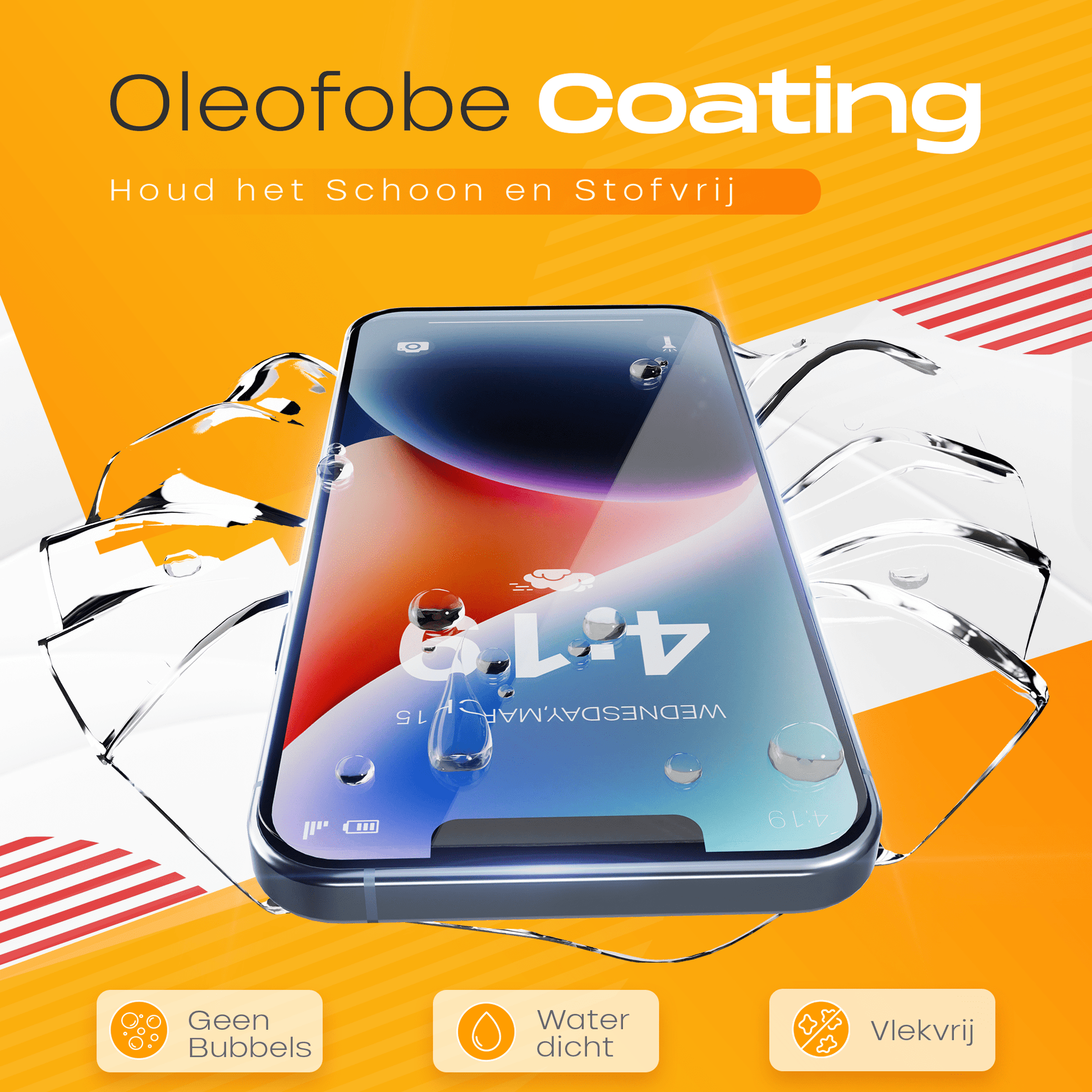 Solutionss4 Screenprotector voor iPhone 14 – Case Vriendelijk - mijnhoesjesSolutionss4 Screenprotector voor iPhone 14 – Case Vriendelijk