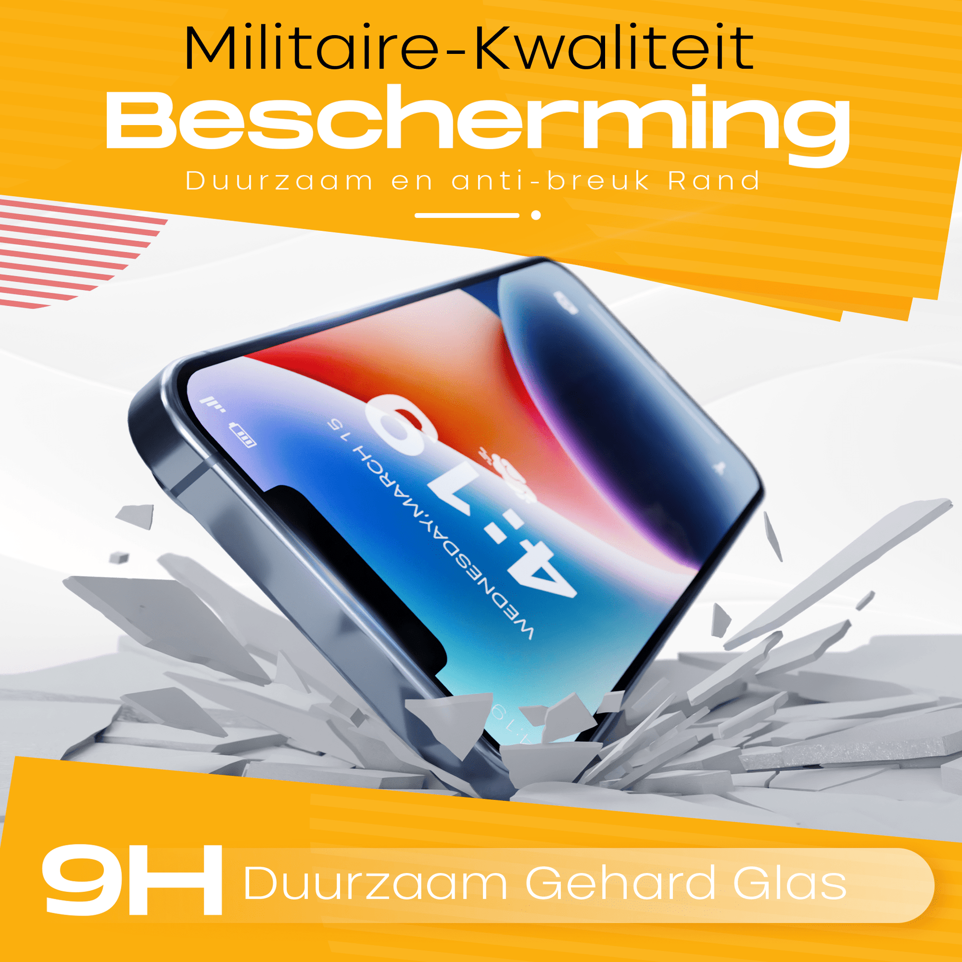 Solutionss4 Screenprotector voor iPhone 14 – Case Vriendelijk - mijnhoesjesSolutionss4 Screenprotector voor iPhone 14 – Case Vriendelijk