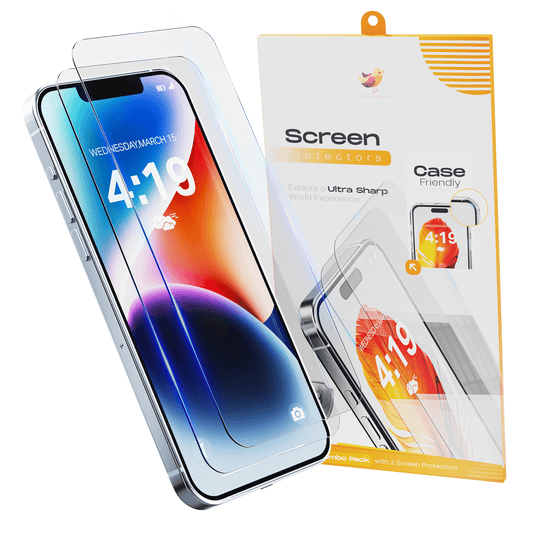 Solutionss4 Screenprotector voor iPhone 14 – Case Vriendelijk - mijnhoesjesSolutionss4 Screenprotector voor iPhone 14 – Case Vriendelijk