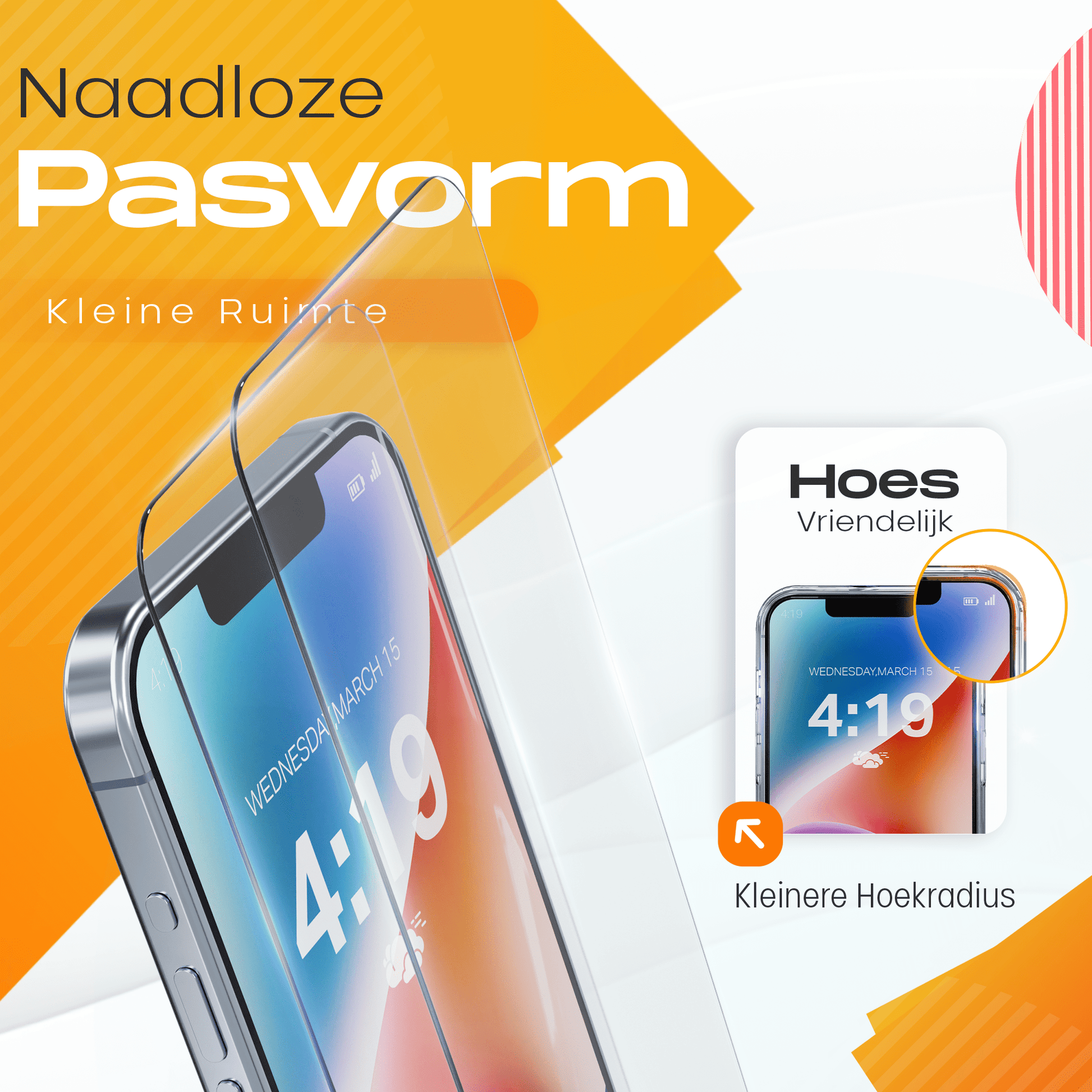 Solutionss4 Screenprotector voor iPhone 14 – Case Vriendelijk - mijnhoesjesSolutionss4 Screenprotector voor iPhone 14 – Case Vriendelijk