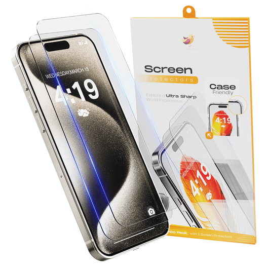 Solutionss4 Screenprotector voor iPhone 15 Pro – Case Vriendelijk - mijnhoesjesSolutionss4 Screenprotector voor iPhone 15 Pro – Case Vriendelijk