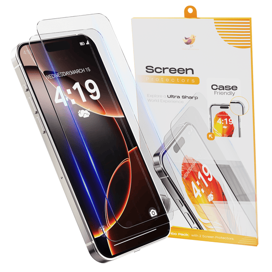 Solutionss4 Screenprotector voor iPhone 16 Pro – Case Vriendelijk - mijnhoesjesSolutionss4 Screenprotector voor iPhone 16 Pro – Case Vriendelijk