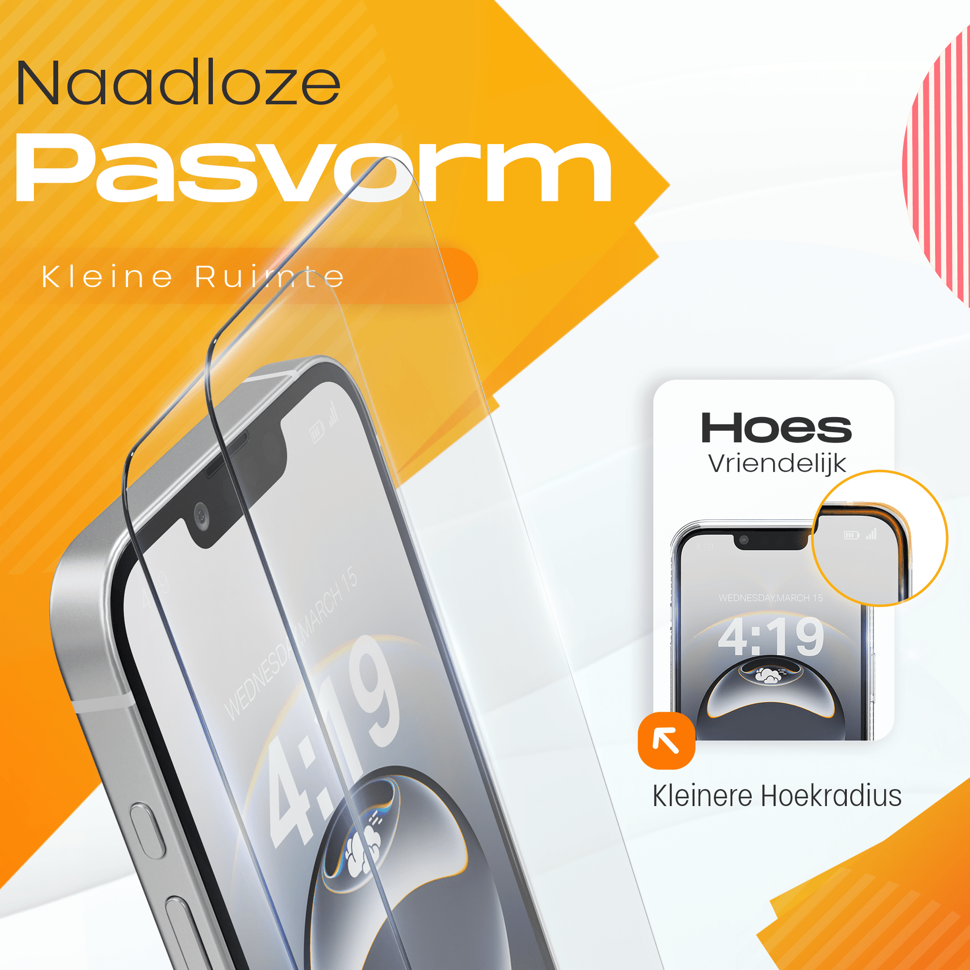 Solutionss4 Screenprotector voor iPhone 16e – Case Vriendelijk - mijnhoesjesSolutionss4 Screenprotector voor iPhone 16e – Case Vriendelijk