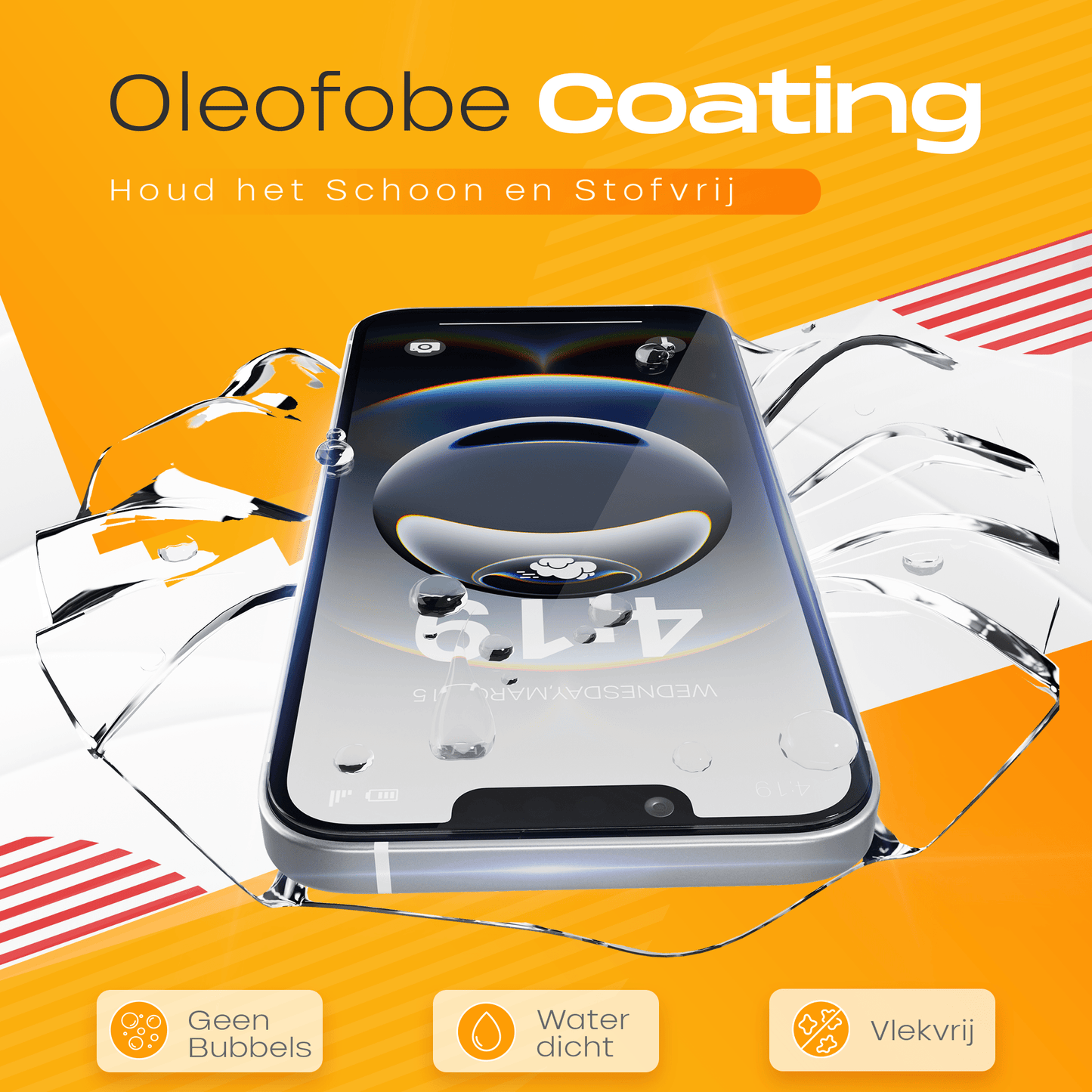 Solutionss4 Screenprotector voor iPhone 16e – Case Vriendelijk - mijnhoesjesSolutionss4 Screenprotector voor iPhone 16e – Case Vriendelijk