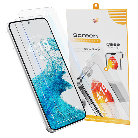 Solutionss4 Screenprotector voor Samsung Galaxy S22 – Case Vriendelijk - mijnhoesjesSolutionss4 Screenprotector voor Samsung Galaxy S22 – Case Vriendelijk