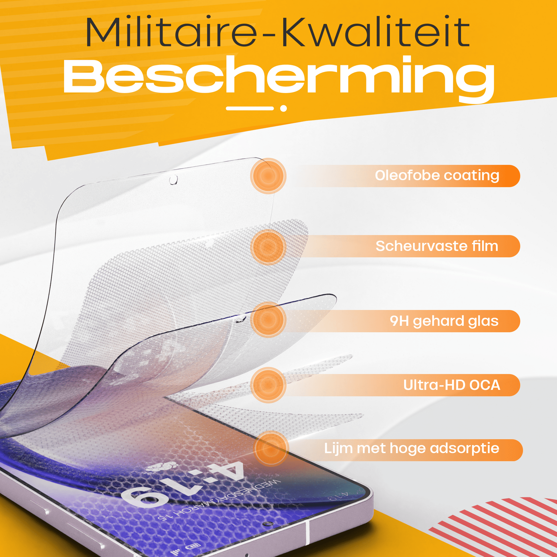 Solutionss4 Screenprotector voor Samsung Galaxy S23 – Case Vriendelijk - mijnhoesjesSolutionss4 Screenprotector voor Samsung Galaxy S23 – Case Vriendelijk