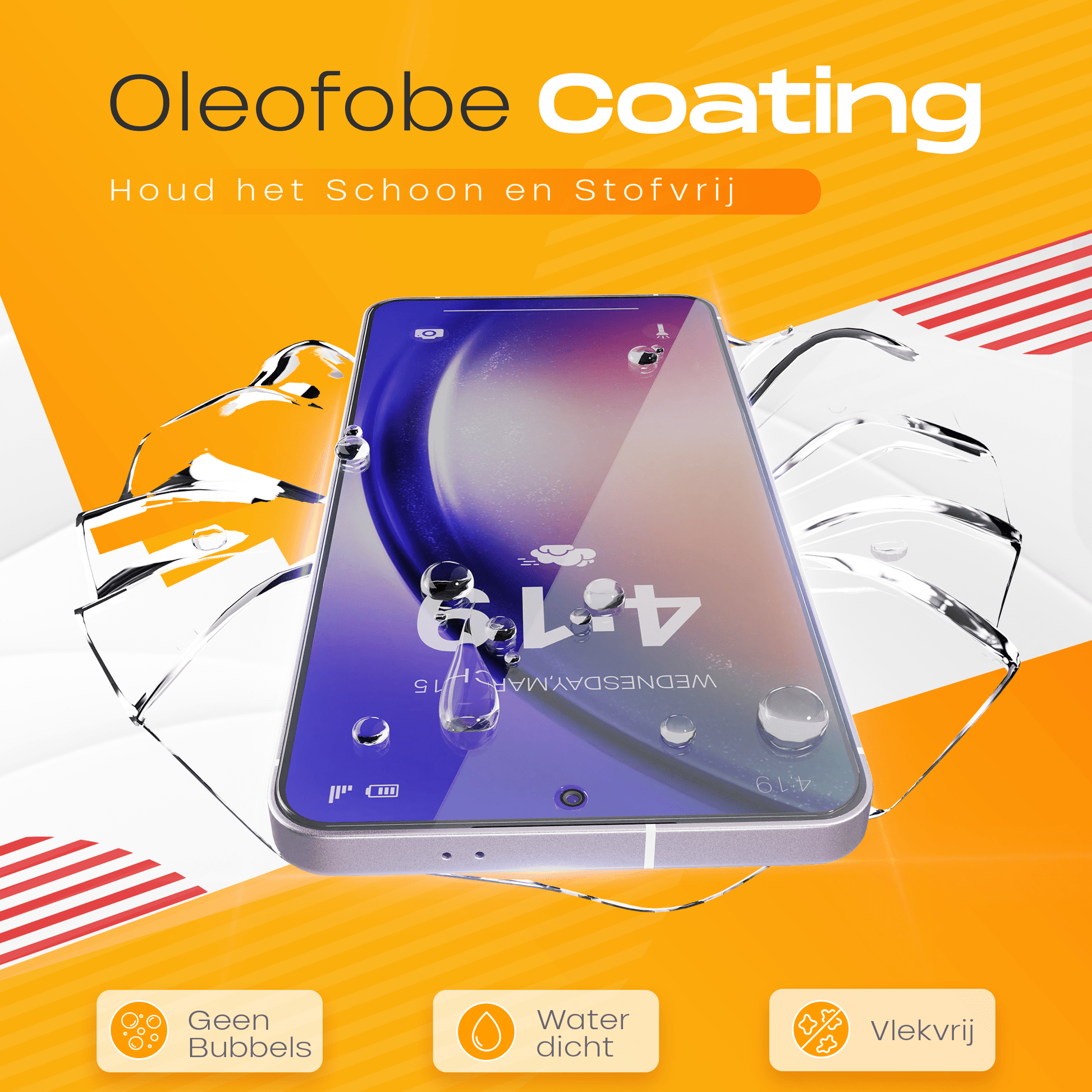 Solutionss4 Screenprotector voor Samsung Galaxy S23 – Case Vriendelijk - mijnhoesjesSolutionss4 Screenprotector voor Samsung Galaxy S23 – Case Vriendelijk